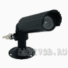 PVC-0124SW ч/б цилидрическая видеокамера с объективом и кронштейном